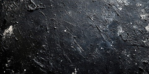 Fototapeta premium Dark and Textured Black Surface for Background Use
