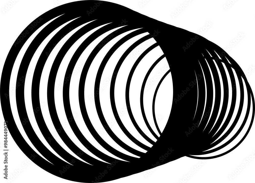 Poster circle with curve line gradient. futuristic technology concept
