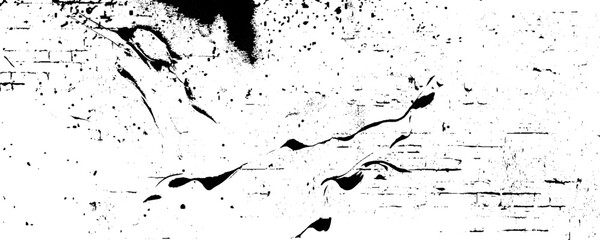Grunge black and white pattern. Monochrome particles abstract texture.  Dark design
