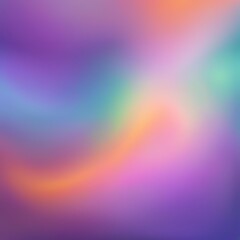 Obraz premium Blurred gradient wallpaper with mixed shades of purple, blue, orange, and green 