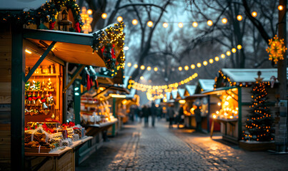 Obraz premium New Year and Christmas graphic advertising background