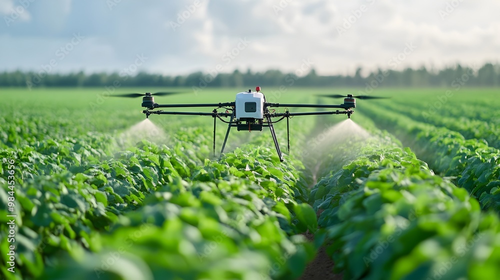 Poster precision spraying with smart agricultural drones - ai-driven technology for targeted pesticide appl