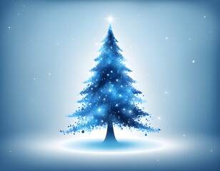 Fototapeta premium Abstract christmas tree background