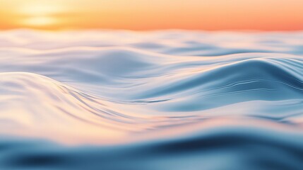 The background is soft and smooth, like the gentle rise and fall of waves or the surface of skin.