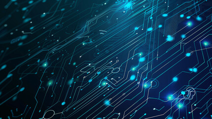Obraz premium circuit board background