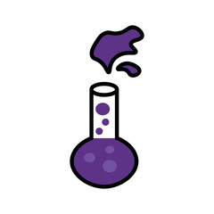 Halloween potion icon, vector design
