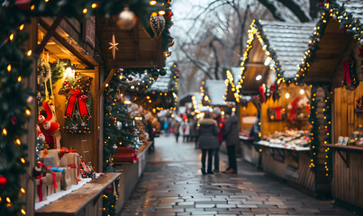 Obraz premium New Year and Christmas graphic advertising background