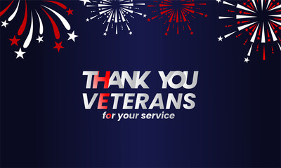 thank you veterans ,  honoring all who served,   design vector illustration