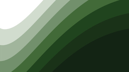 Green paper cut abstract background for backdrop or presentation