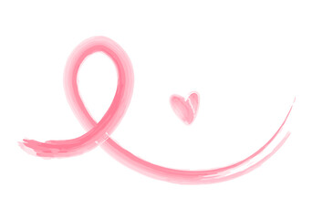 Breast cancer awareness month design template