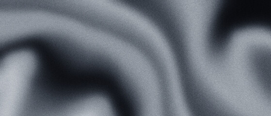 Abstract Grainy noise texture Monochrome black and white abstract liquid flow, marble wave gradient background, super wide website headers, banners, retro classic poster designs.