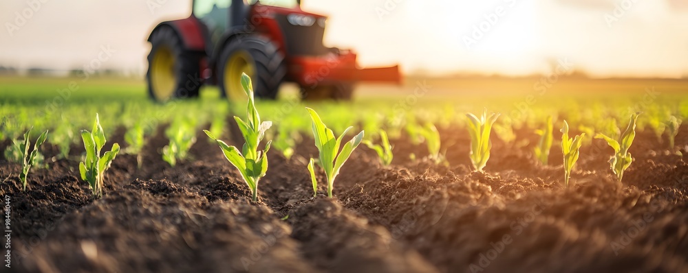 Poster gps-guided tractors in precision agriculture - enhancing crop placement with variable rate technolog