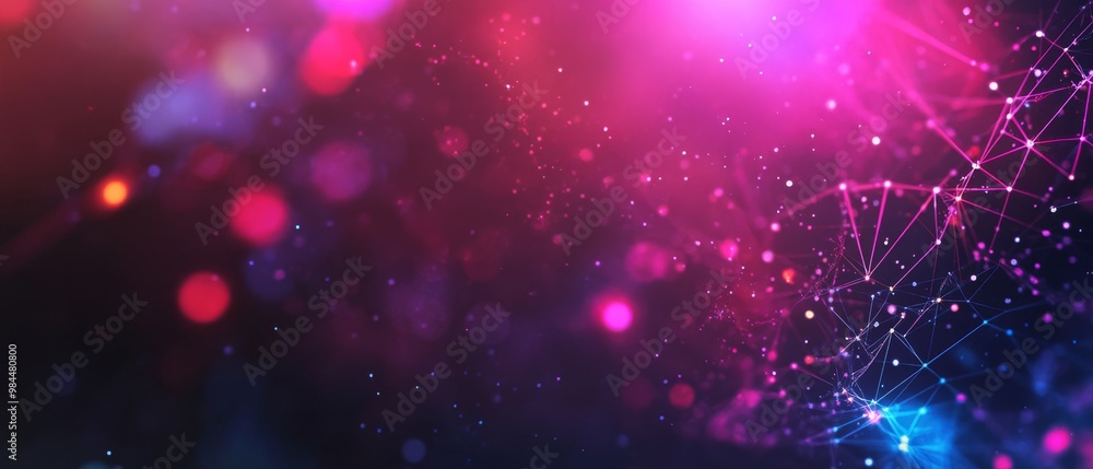 Poster this digital background features intricate abstract patterns, making it visually appealing and suita