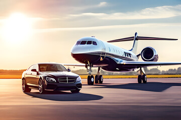 airplane at the airport