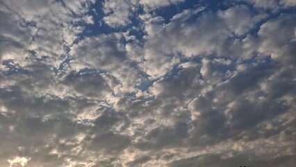 The clouds are very beautiful