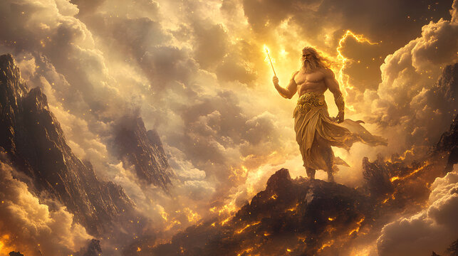 Zeus on Mount Olympus