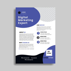 Brochure design, flyer in A4, Creative Corporate & Business Flyer, flyer perfect for creative professional business