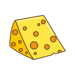 Cheese Icon Illustration