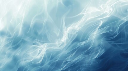 Fototapeta premium Abstract Blue and White Smoke