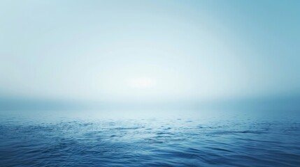 Obraz premium Misty Ocean Landscape
