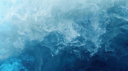 Fototapeta premium Abstract Blue and White Swirls