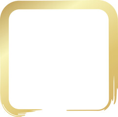 Obraz premium Rounded square golden frames