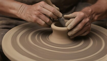hands of a potter