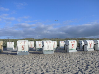 Strandk&ouml;rbe am Meer