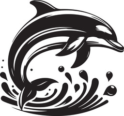 silhouette of a fish