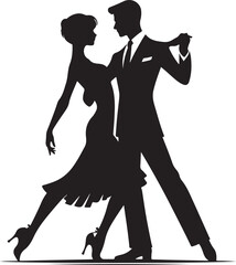 silhouette of a couple