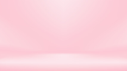 Pink Pastel Studio Gradient Background. Abstract Backdrop Presentation Product Design. Vector Illustration.