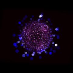Obraz premium Vivid abstract background. Beautiful swirl trail effect frame. Mystical portal. Bright sphere lens. Rotating lines. Glow ring. Magic ball. Led spiral. Glint lines. Focus place. Illusory flash