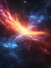 graphics of space, planets, and astronauts on a white background.