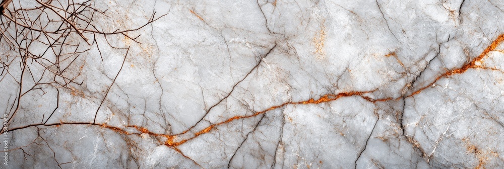 Poster natural marble texture with intricate veins and patterns