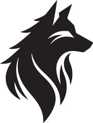 Fototapeta premium wolf head tattoo