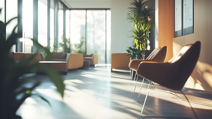 Modern Lobby with Natural Light
