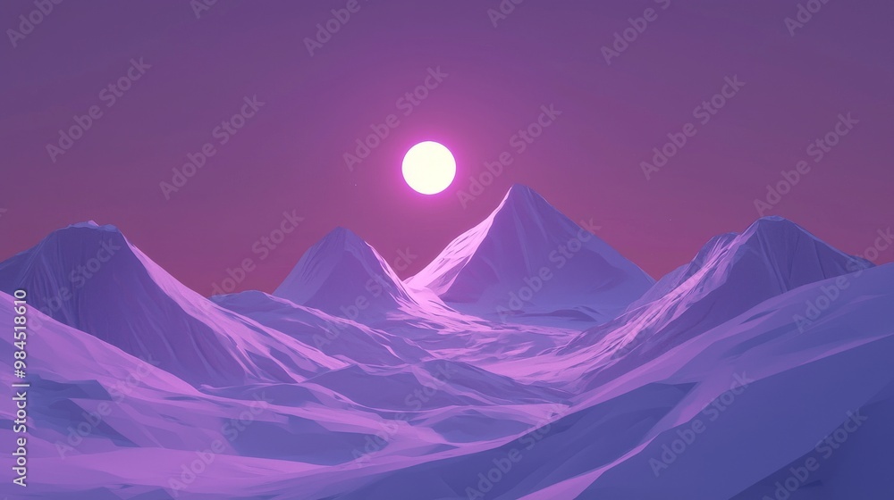 Wall mural clean, smooth transitions, flat icons, and smooth gradients define a modern and sleek website interf