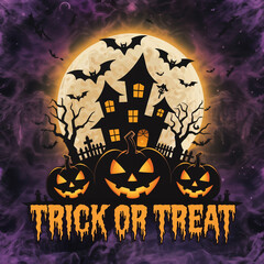 A black shirt with a pumpkin on it that says happy halloween