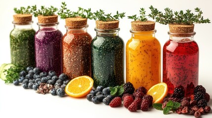 A vivid array of paint colors creates a captivating visual journey