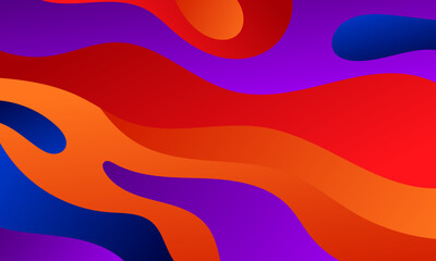 colorful liquid wave pattern illustration background