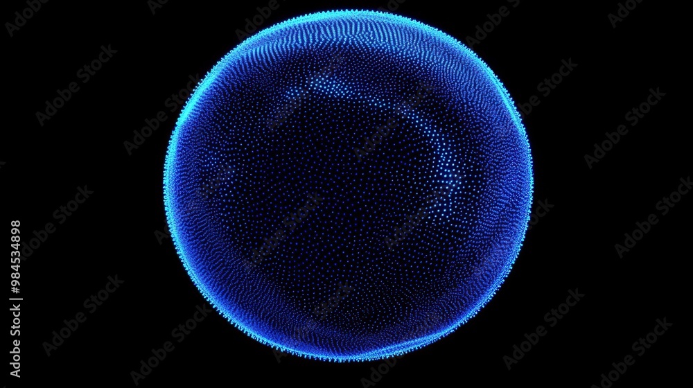 Leinwandbilder mesh grid of a 3d sphere with mesh wireframe or geometric network, modern digital earth. mesh grid o