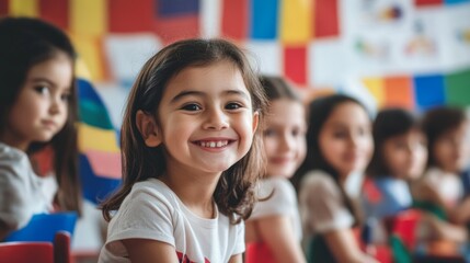 Bilingual Education in Action, vibrant classrooms fostering language skills and cultural understanding, diverse students engaging in multilingual activities, inclusive learning environment