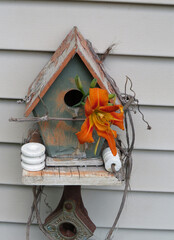 Tiger Lily Bird House