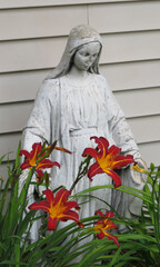 Mary in the Garden