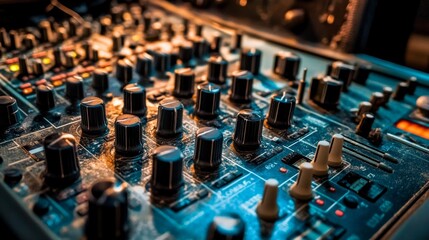 Innovative Sound Equipment Development, showcasing advanced technology and modern design in audio equipment manufacturing, highlighting creativity and craftsmanship in sound engineering