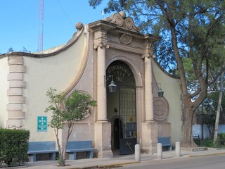Fototapeta premium entrance to the cemetery of Durango, Mexico