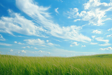Obraz premium Sky, grassland