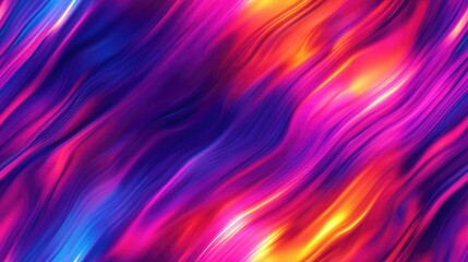 Fototapeta premium Neon gradient colors in a dynamic abstract blurred background