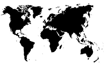 Mapa świata 2 © Zuzanna