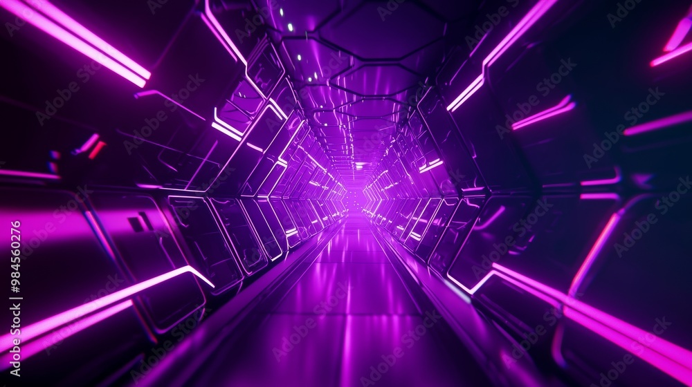 Poster digital cyber surface. fits a 1980s-style design. kaleidoscope pattern ideal for a technology-based 